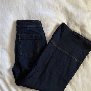 Tory Burch Dark Navy Belted Jeans